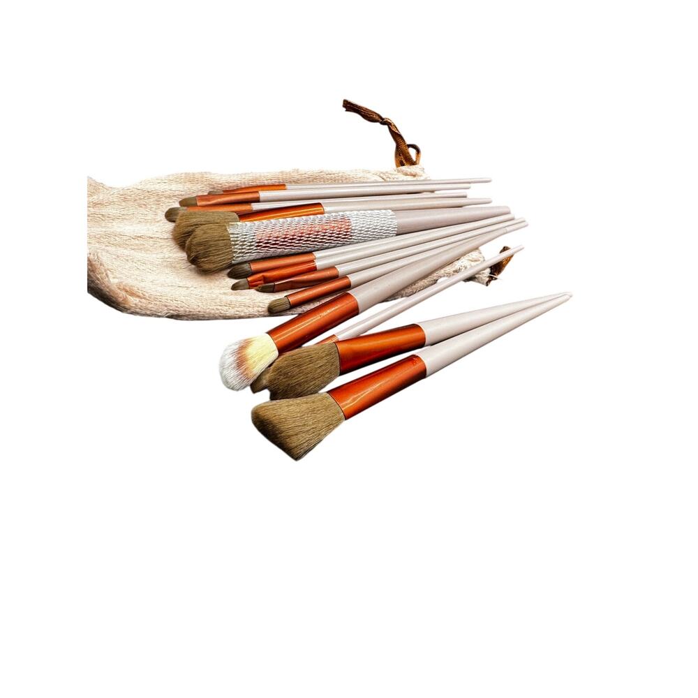 NWT 13 Piece Make Up Brush Set With Pouch